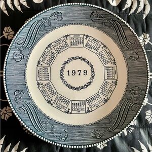 Royal China Currier & Ives 1979 Calendar Plate